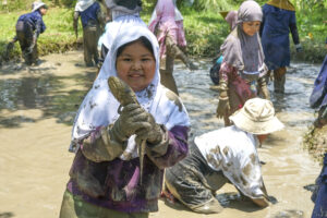 Keseruan Field Trip Murid Kelas 3 SD Islam Al Azhar 34 Makassar di Perkebunan Denassa, Takalar