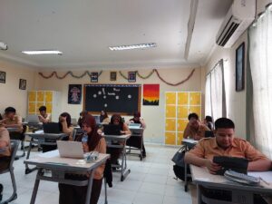 Ujian Sekolah SMP Islam Al Azhar 24 Hertasning Makassar