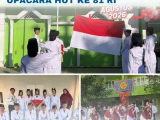 Khidmat dan Penuh Semangat, SMP Islam Al Azhar 24 Makassar Gelar Upacara HUT ke-81 RI